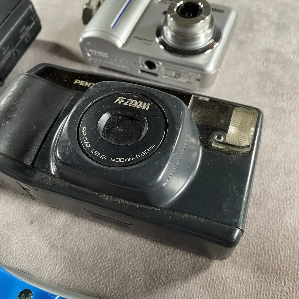 PARTS Sony Walkman WM-AF23 Pentax IQZoom Samsung Digimax Kodak Film Digital Lot